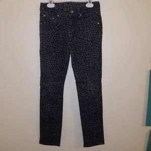 Cheetah Print Justice Skinny Jeans
